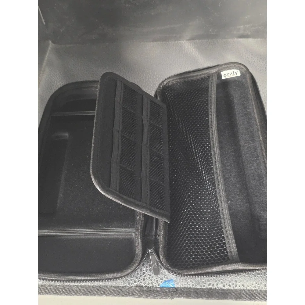 Orzly Hard Travel Carry Case For Nintendo Switch & OLED Console Black EVA Cover